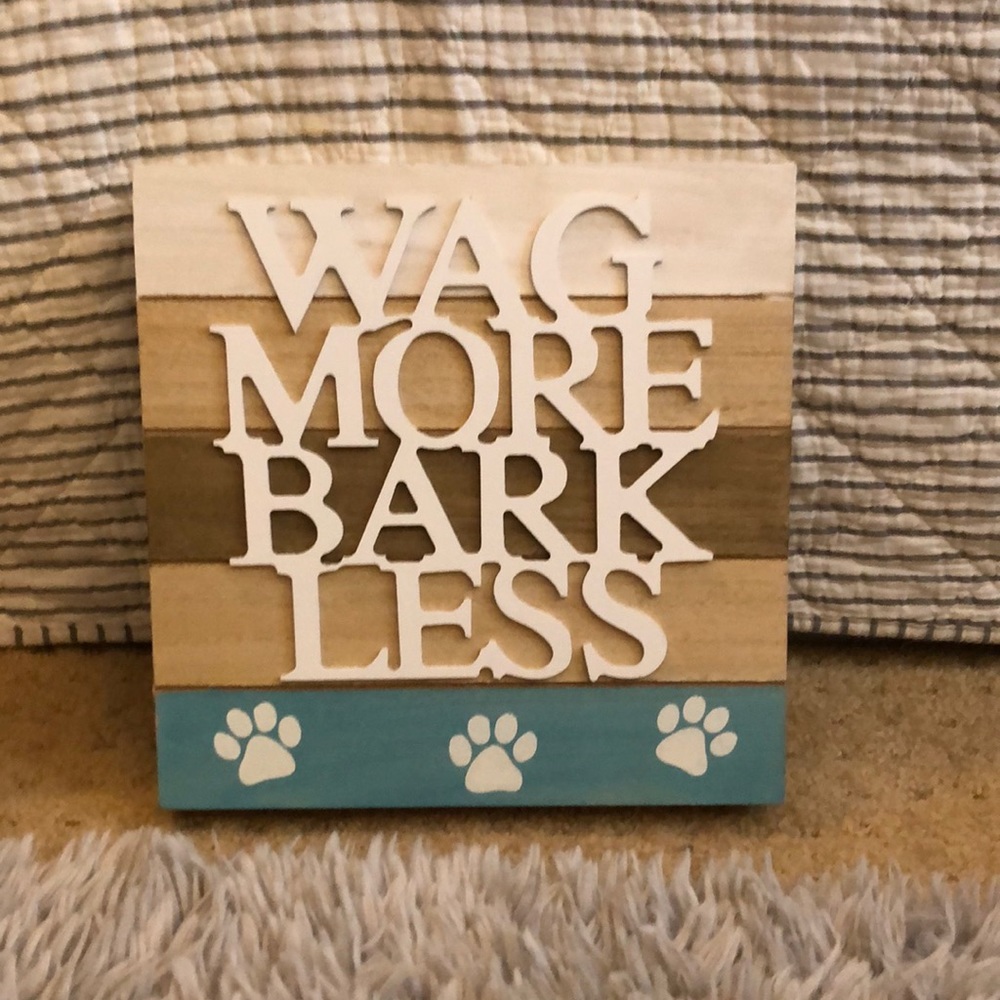 Wooden wall art.